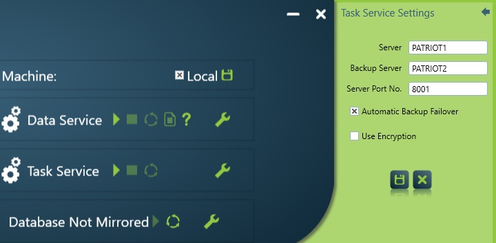 Remote Task Service Setup