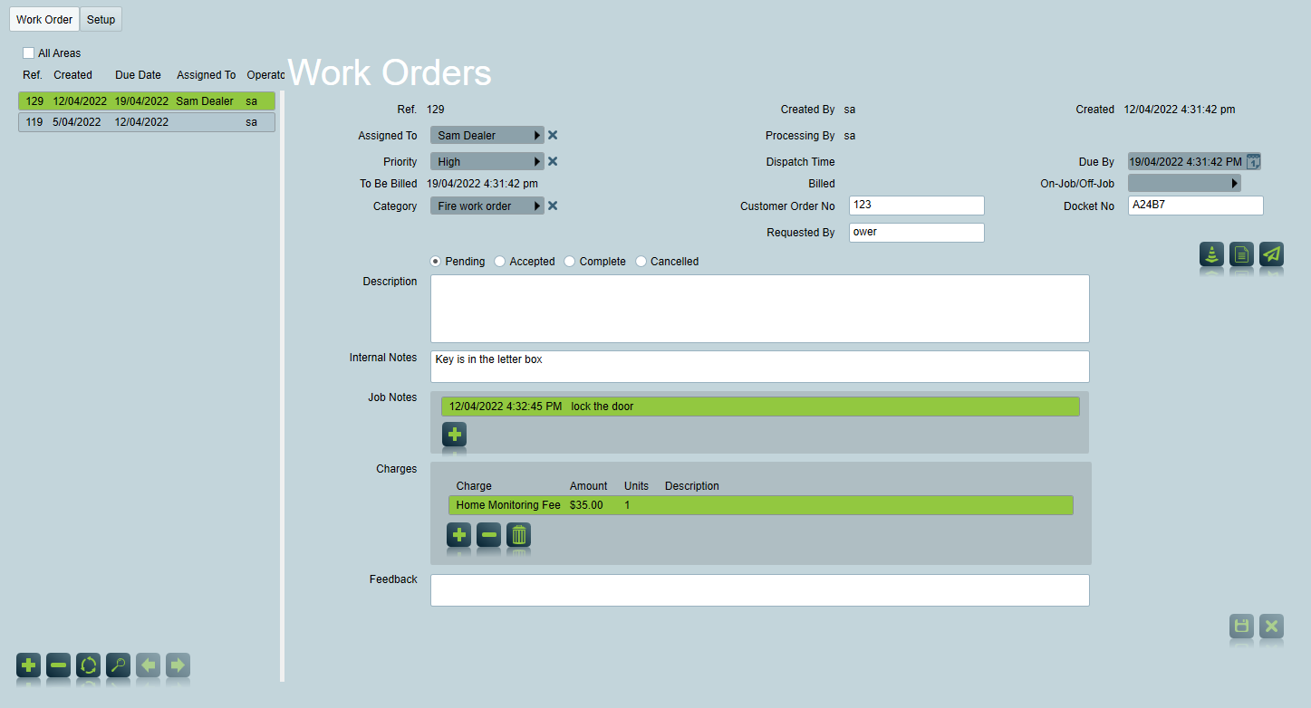 WorkOrders