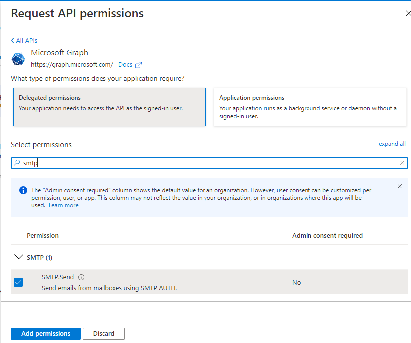 Azure Select Permissions