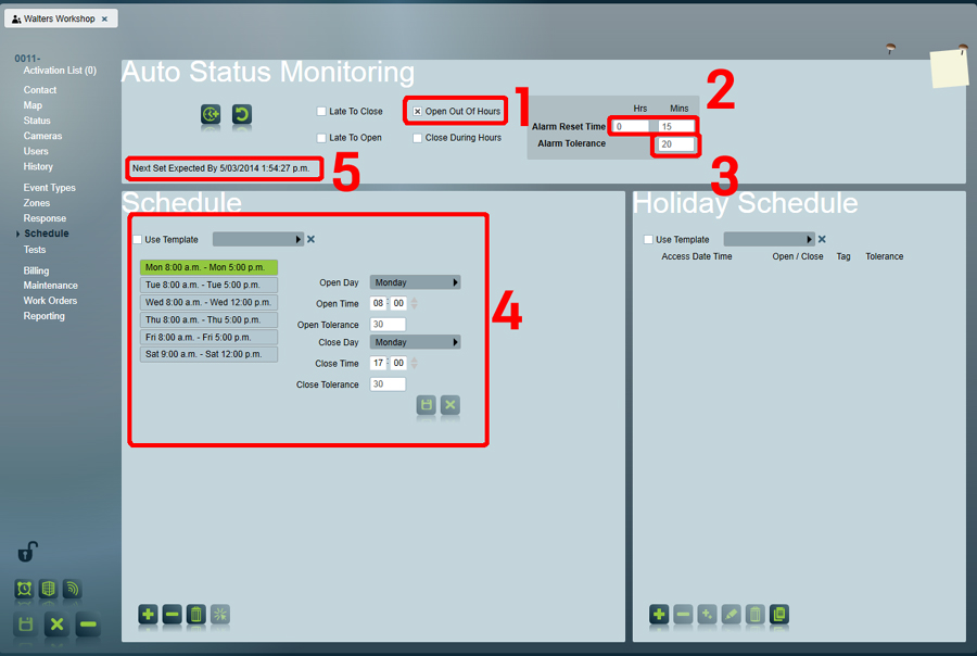 Auto Status Monitoring Late To Open