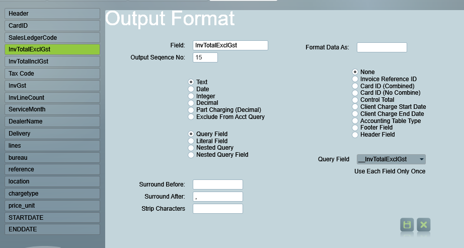 Billing query aggregates