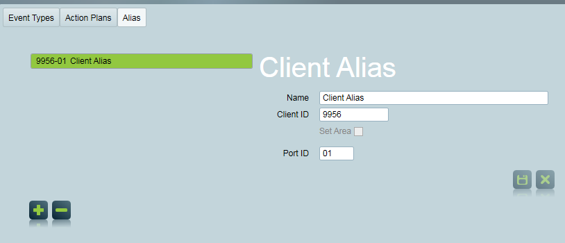 Client Alias Menu