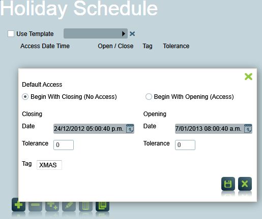 New Holiday Schedule Group