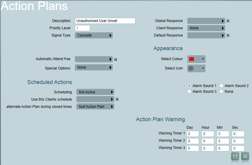 Unathorised Open Action Plan