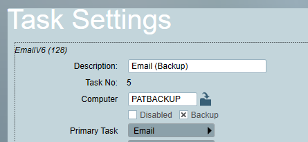 Backup Messaging Tasks