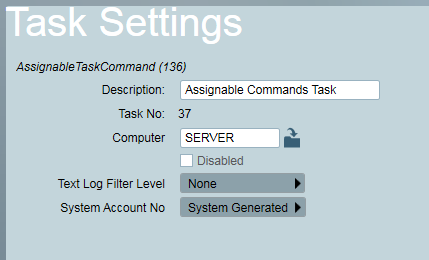 Adding Assignable Commands Task