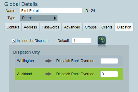 Dispatch Response Plan