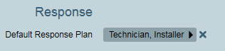 Response plan selector